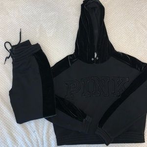 Pink Victoria Secret - Tracksuit Sweatsuit - Small